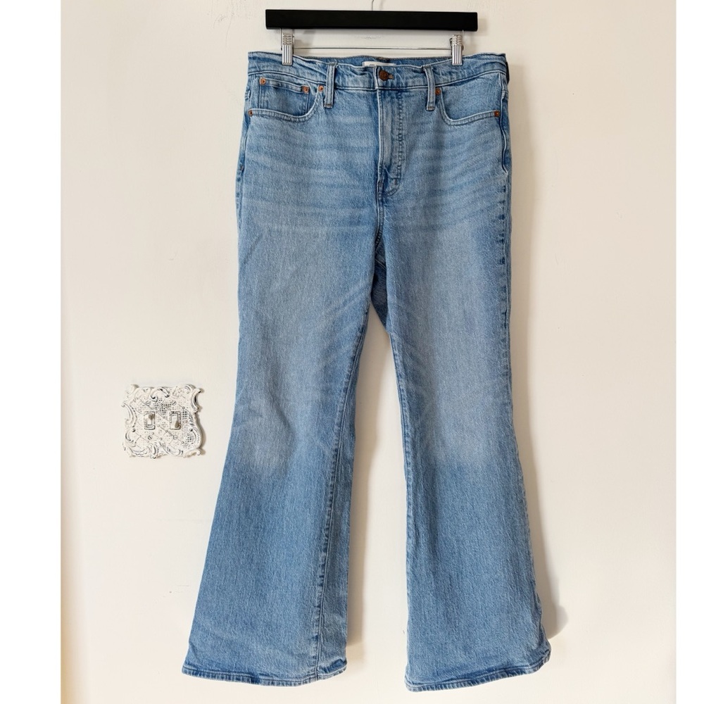 Madewell The Perfect Vintage Flare Jean Medium Light Blue 31 - Picture 5 of 11